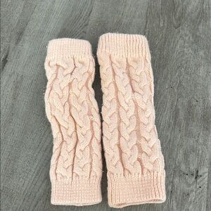 Cat & Jack Pink Cable Knit Leg Warmers